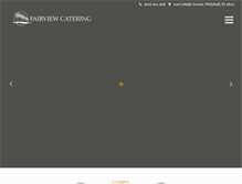 Tablet Screenshot of fairviewcatering.com
